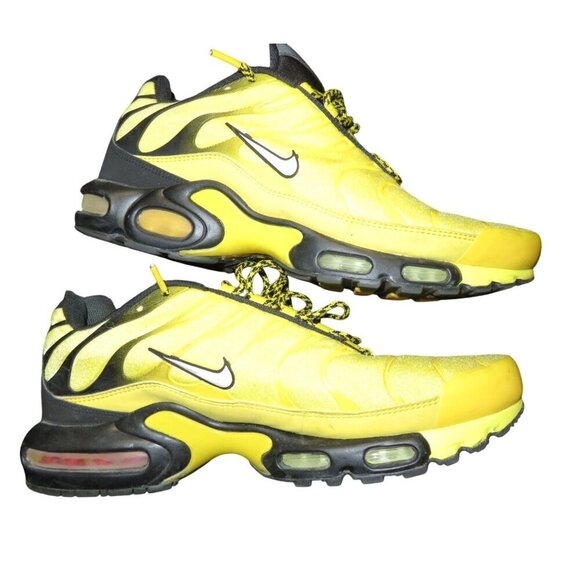 Nike Air Max Plus Tour Frequency Pack Yellow Ombre Dégradé Gradient Leather kick - Picture 6 of 9